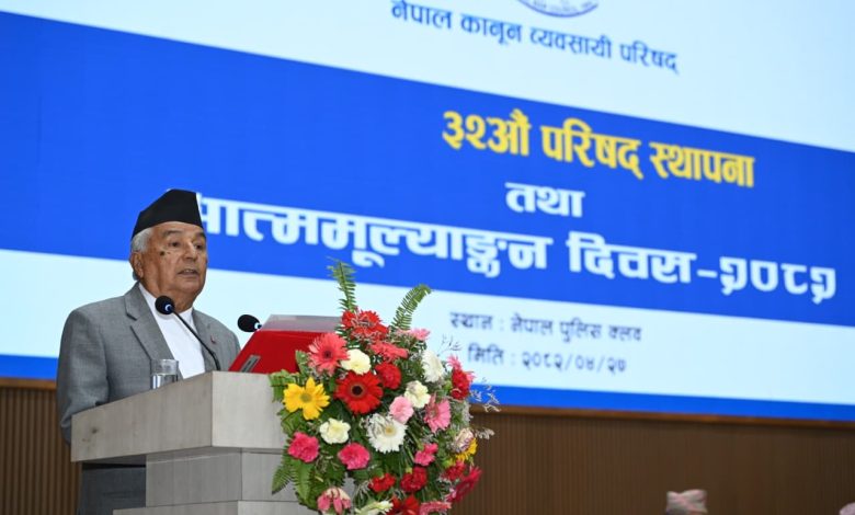 बिधिसम्मत न्यायिक प्रणालीवाट सुशाषन र अमनचयन कायम हुन्छ: राष्ट्रपति भण्डारी 1 rastpati